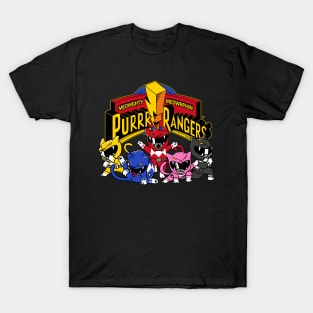 Mighty Morphin Purr Rangers T-Shirt